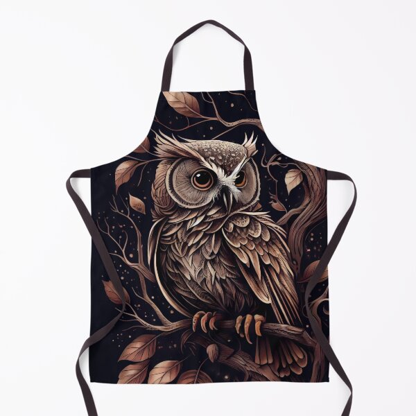 Item preview, Tattoo owl wall art canvas designed and sold by TourDePassion.