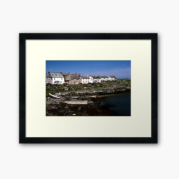 Craster, Northumberland Framed Art Print