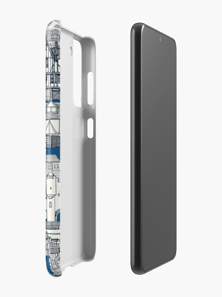 Thumbnail 2 of 4, Samsung Galaxy Phone Case, York toile blue designed and sold by scrummy.
