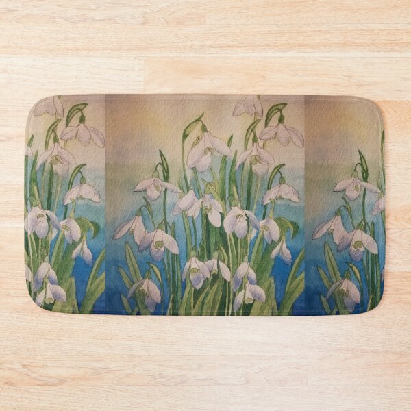Item preview, Snowdrops watercolour painting  designed and sold by esvb.