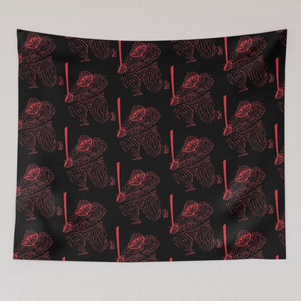 Item preview, Crouching Ninja (red and black) designed and sold by DMcK Designs.