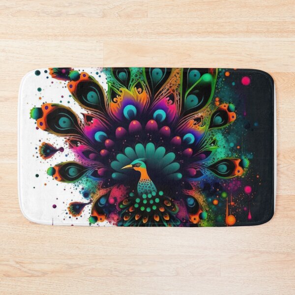 Item preview, Transparent Abstract Peacock Pattern  - Original Artwork designed and sold by CloudofKnowing.