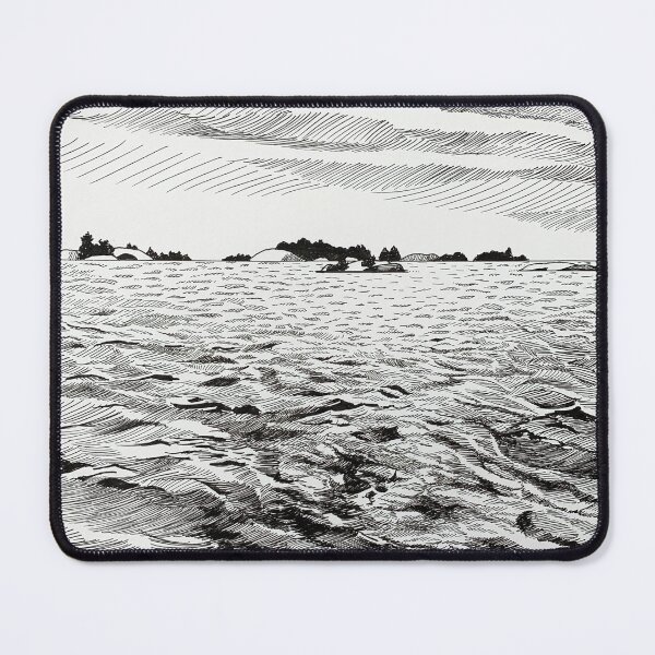 Item preview, Windy Lake Ink Drawing designed and sold by JoCzech.