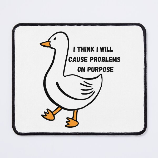 Item preview, I Think I Will Cause Problems On Purpose Sticker,  Meme Sticker, Funny Sticker, Die Cut Sticker, Happy Planner Sticker designed and sold by akmSales.