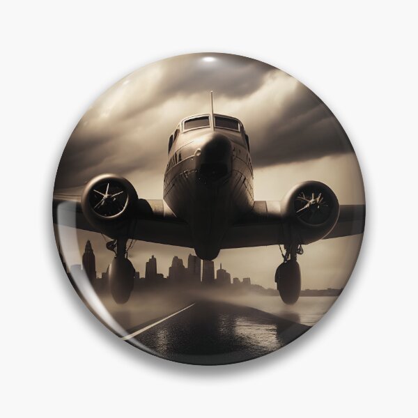 Item preview, Classic Plane - 1930's Fantasy New York  designed and sold by ShadowAndSlate.