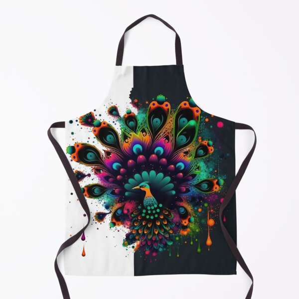 Item preview, Transparent Abstract Peacock Pattern - Original Artwork designed and sold by CloudofKnowing.