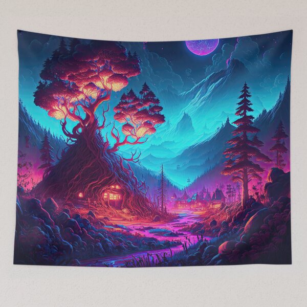 Item preview, Mesmerizing Psychedelic World designed and sold by SeedDesign.