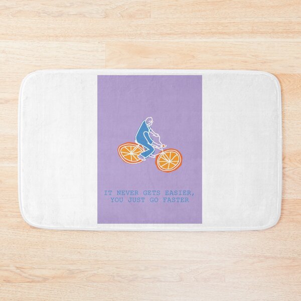 Item preview, It never gets easier, you just go faster poster designed and sold by sandracckaa.