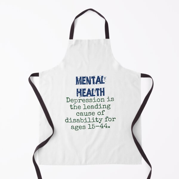 Item preview, Depression Is The Leading Cause - Mental Health Quote designed and sold by CrankyOldDude.