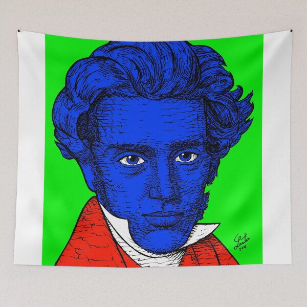 Item preview, SOREN KIERKEGAARD portrait .9 designed and sold by lautir.