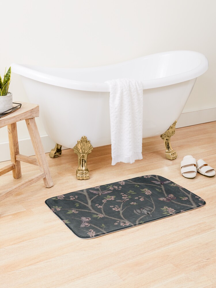 Thumbnail 1 of 6, Bath Mat, Mothman & Friends designed and sold by somecallmebeth.