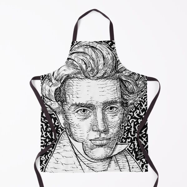 Item preview, SOREN KIERKEGAARD ink portrait .2 designed and sold by lautir.