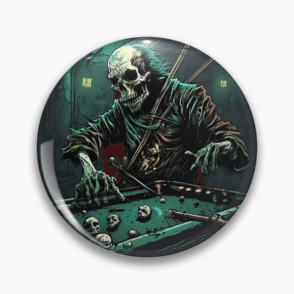 Item preview, skeleton playing pool designed and sold by bobbobroberts.