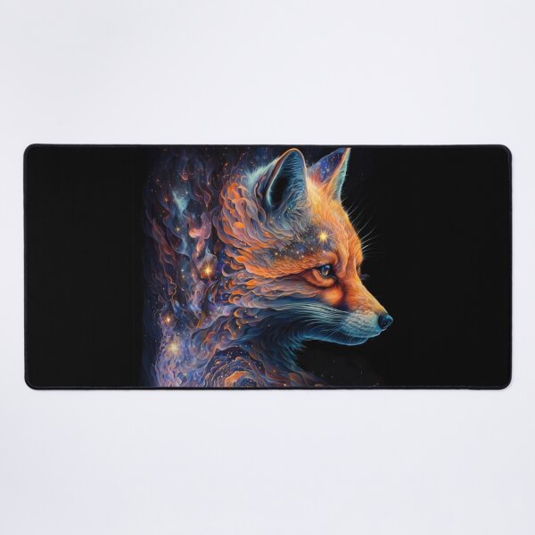 Item preview, Cosmic Glowing Magical Galaxy Fox designed and sold by artra-shop.