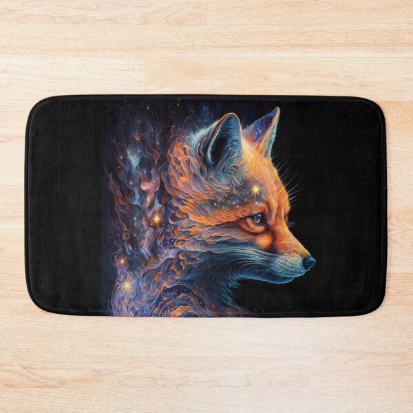 Item preview, Cosmic Glowing Magical Galaxy Fox designed and sold by artra-shop.