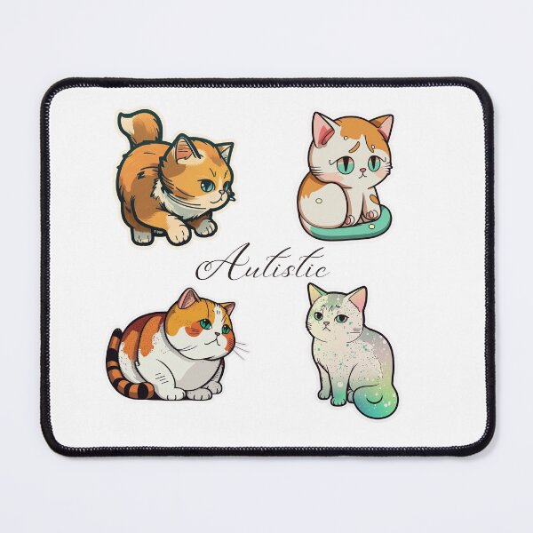 Item preview, autistic cat designed and sold by ImagineInk.
