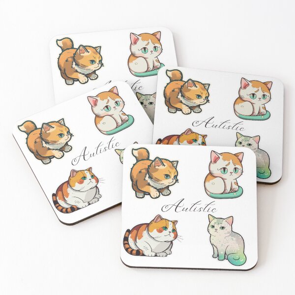 Item preview, autistic cat designed and sold by ImagineInk.