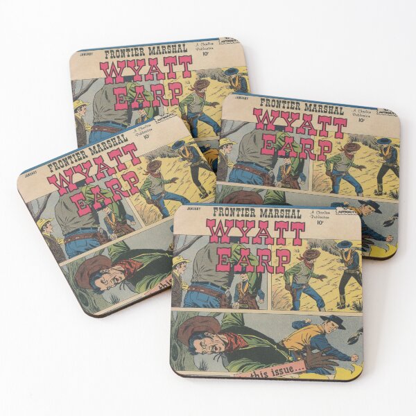 Item preview, Wyatt Earp - Frontier Marshall No.28. Comic Book Cover, 1960 designed and sold by The-Hist-Image.