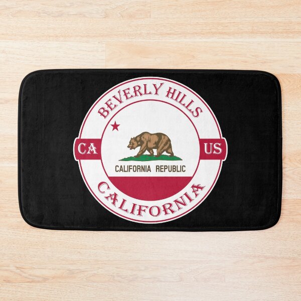 Item preview, Beverly Hills California Flag USA Seal Stamp Badge Travel Souvenir designed and sold by TeeHome.