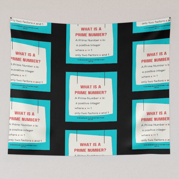 Item preview, What is a Prime Number? designed and sold by 743Designs.