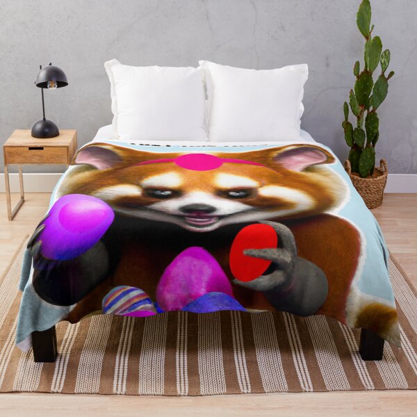 Item preview, funny easter red panda designed and sold by Astralia.
