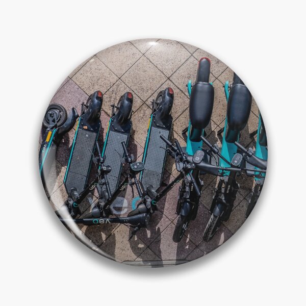 Item preview, Rental Scooters on Sidewalk from Above designed and sold by dbvirago.