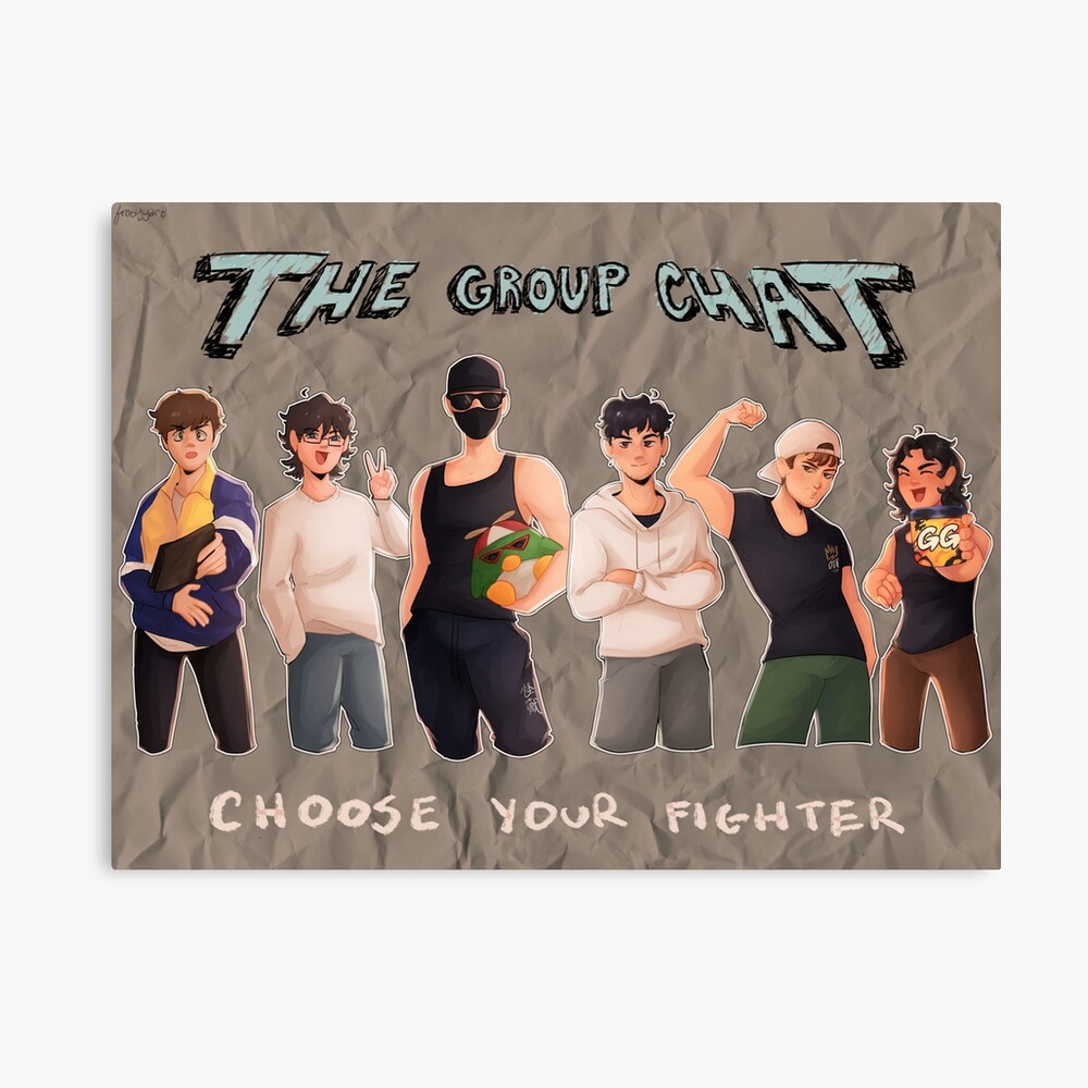 The Group Chat Character Select Print