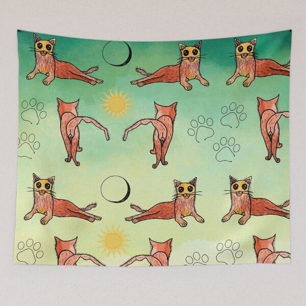 Item preview, Hippie Cat designed and sold by Sousolis.