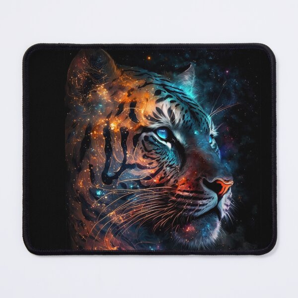 Item preview, Cosmic Glowing Magical Galaxy Tiger designed and sold by artra-shop.