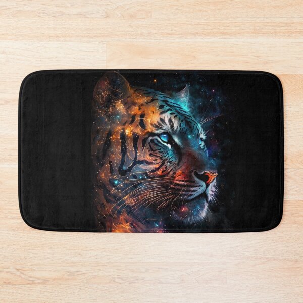 Item preview, Cosmic Glowing Magical Galaxy Tiger designed and sold by artra-shop.