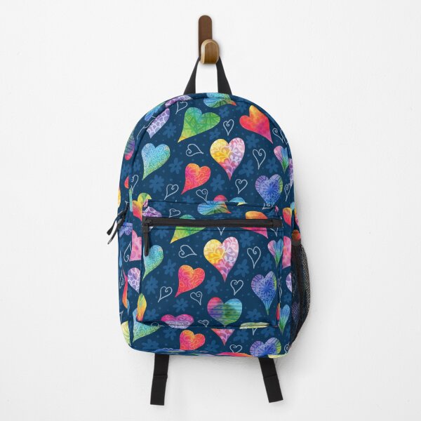 Item preview, Whimsical Rainbow hearts designed and sold by creativinchi.