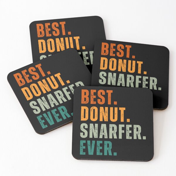Item preview, Best Donut Snarfer Ever Retro Sunset Colors designed and sold by Suzanne Uchytil.