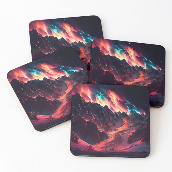 Item preview, Fantasy Landscape Art, Aurora Borealis designed and sold by Fantasy Masterpiece.