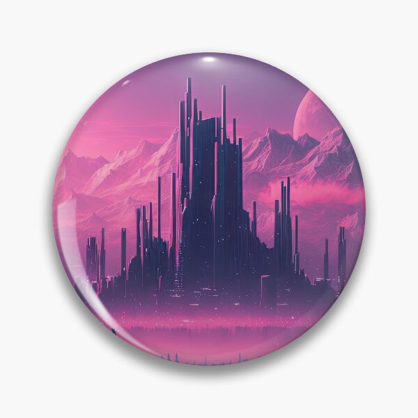 Item preview, Winter Dreams: City Lights in the Synthwave designed and sold by Mullet Monkey.