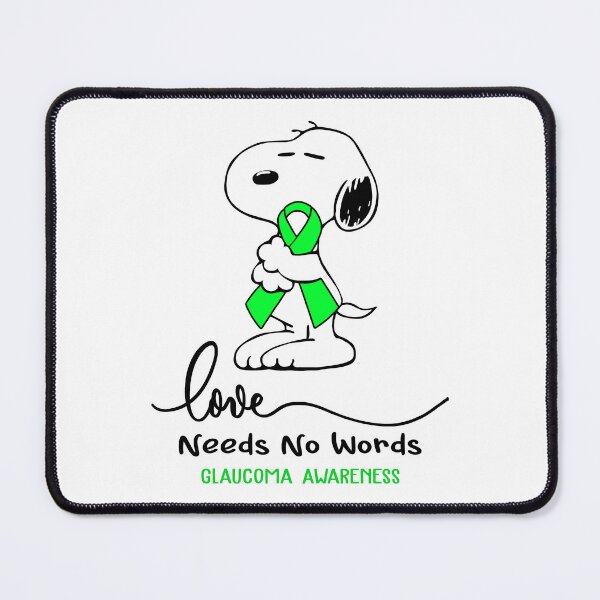 Item preview, Glaucoma Awareness - LOVE NEEDS NO WORDS designed and sold by Elise-Chapman.