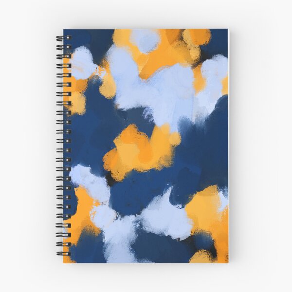 Item preview, Blue and yellow abstract designed and sold by Ilze Lucero.