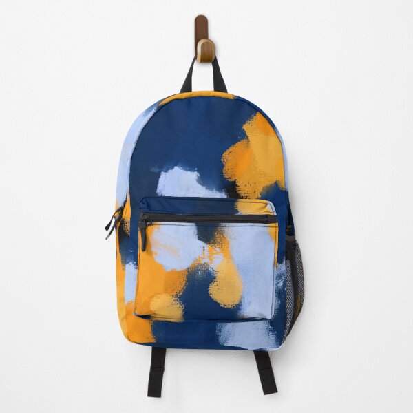 Item preview, Blue and yellow abstract designed and sold by Ilze Lucero.