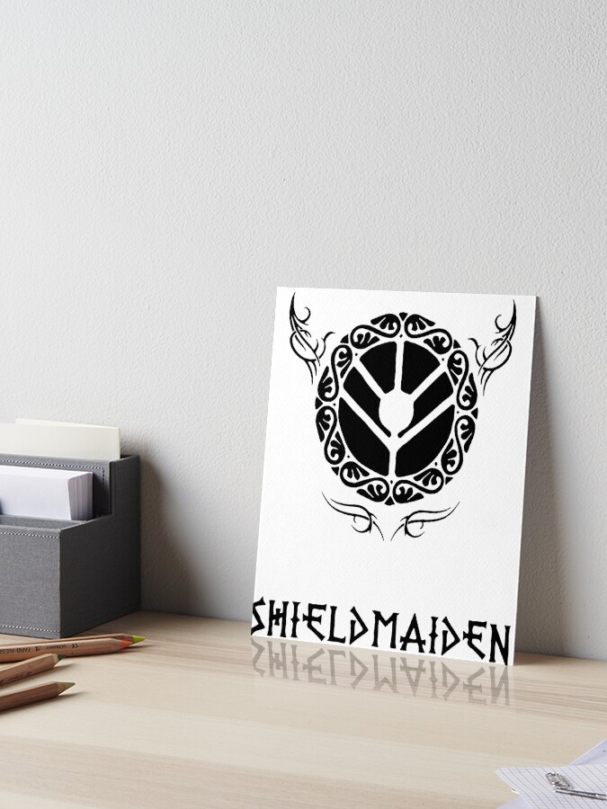 Viking Shield Maiden | Art Board Print