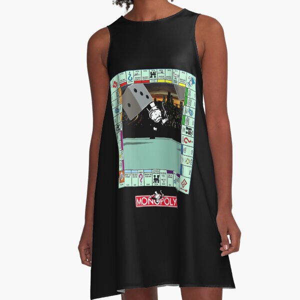 Monopoly Retro Game Board - Revised Edition A-Line Dress