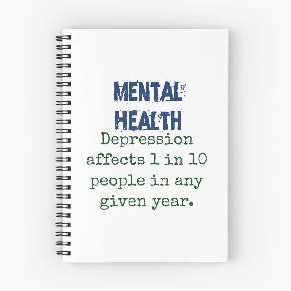 Item preview, Depression Affects 1 In 10 - Mental Health Quote designed and sold by CrankyOldDude.