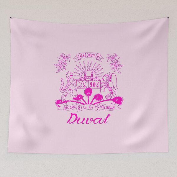 Item preview, Duval Crest - Hot Pink Lettering on Light Pink designed and sold by DuvalCrest.