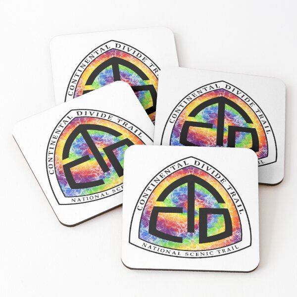 Item preview, Continental Divide Trail logo with tie dye| National Scenic Trail designed and sold by Deedy  Studio.