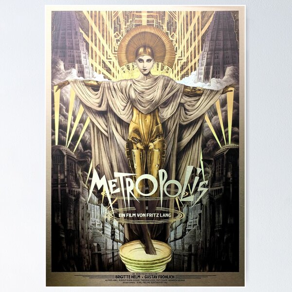 METROPOLIS 1927 CLASSIC SILENT SCIENCE FICTION MOVIE! Poster for Sale by  CinemaObscura