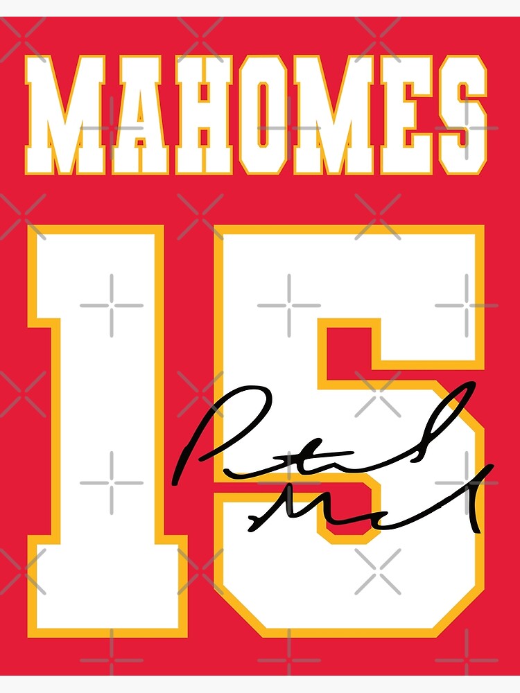 Kansas City Chiefs Lithograph print of Patrick Mahomes II Super Bowl 57 MVP