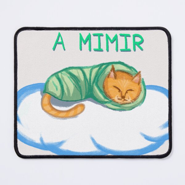 Item preview, A mimir - Cat sleeping on a cloud designed and sold by HowBarbearic.