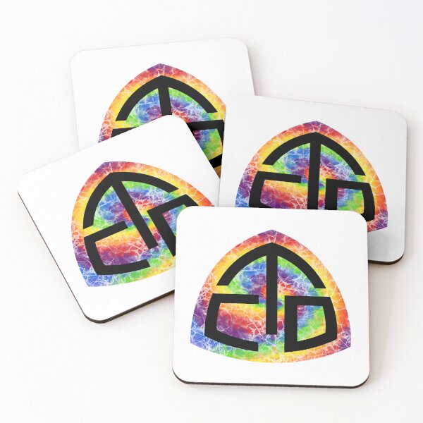 Item preview, Continental Divide Trail hangtag rainbow tie dye designed and sold by Deedy  Studio.