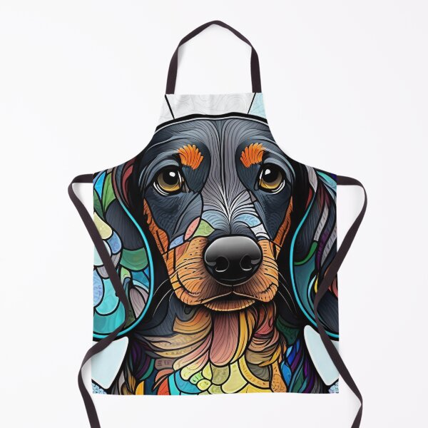 Item preview, Dachshund Stained Glass Dog Dachshund designed and sold by ThePetozoicEra.