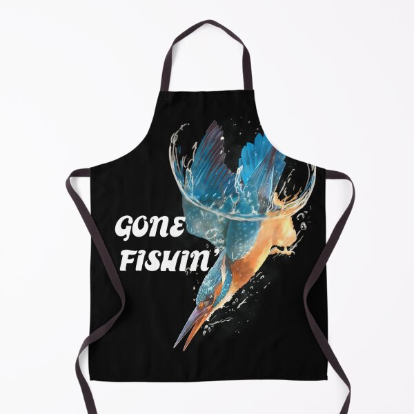 Item preview, Gone Fishing Kingfisher bird dive designed and sold by Lucithen.