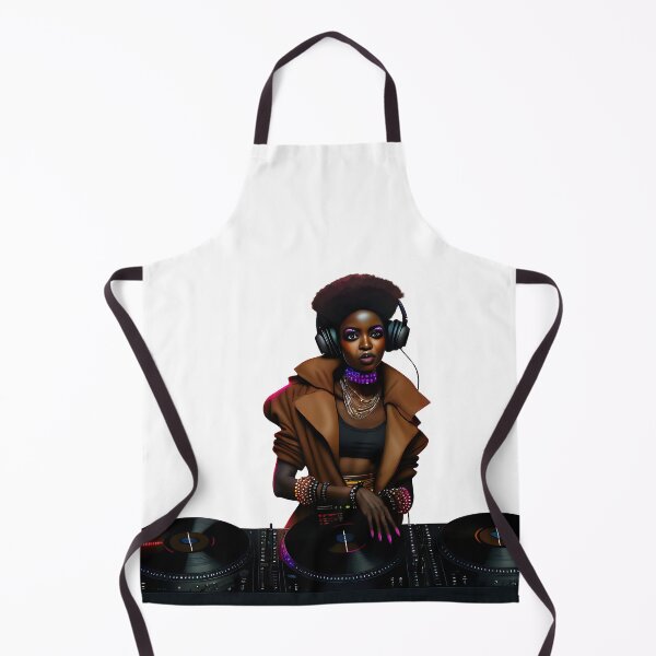 Item preview, Black Female DJ designed and sold by PetrusArtisan.