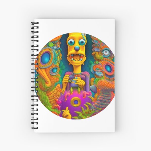 Bart Simpsons S.A.D. Spiral Notebook by tugfnaam